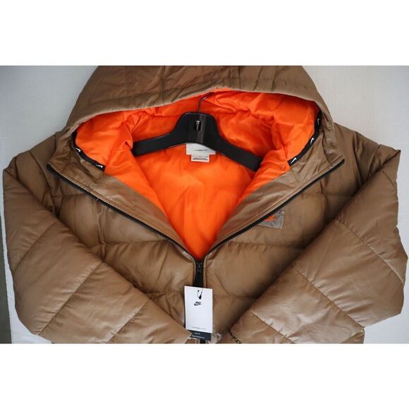 Nike DX5683-258 Women Sz XL Brown Sportswear Therma-FIT Repel Puffer Jacket - Picture 10 of 15